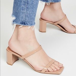 BY FAR tan Tanya Sandals Heels size 39
